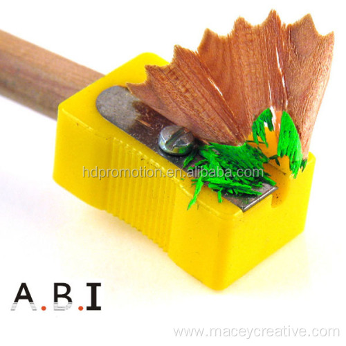 cheap plastic and metal pencil sharpener